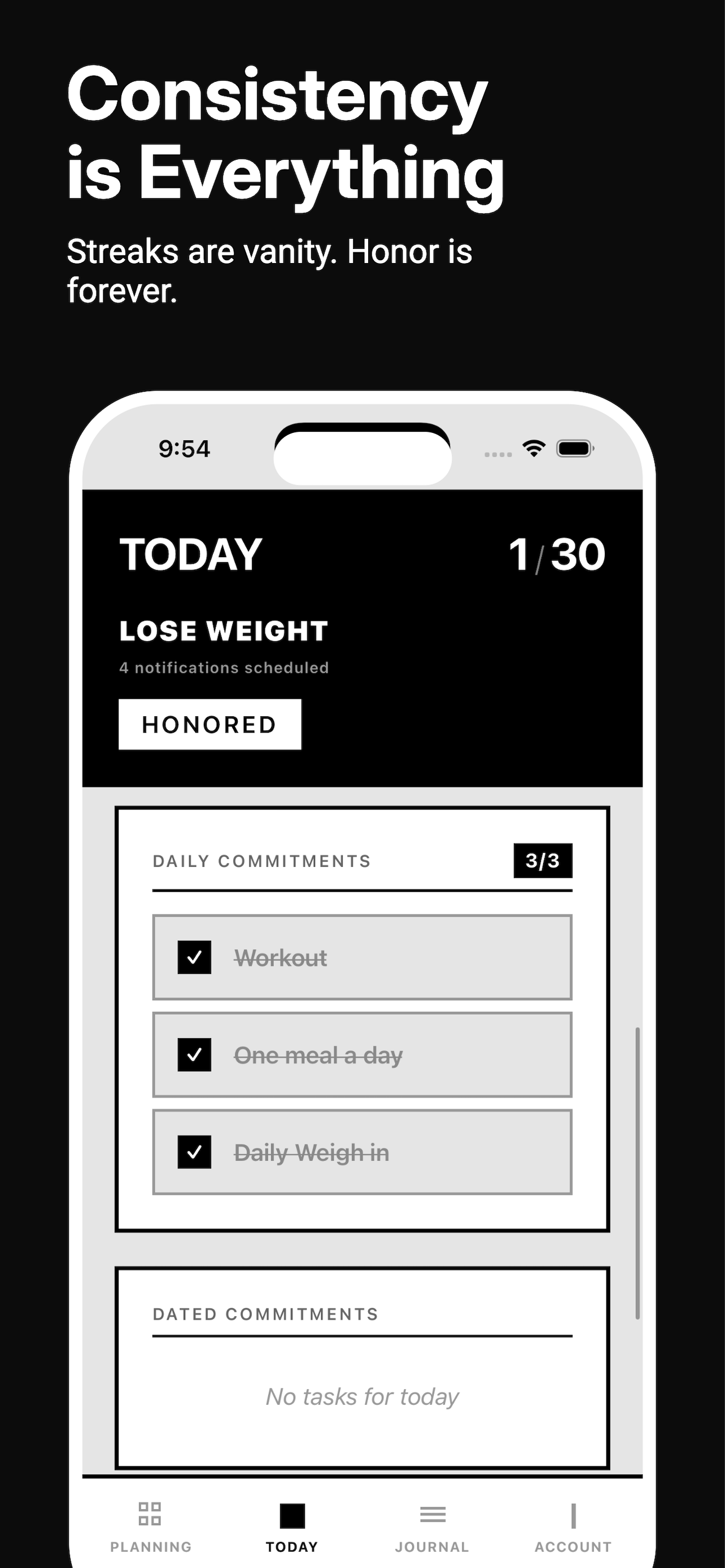 Consistency is everything